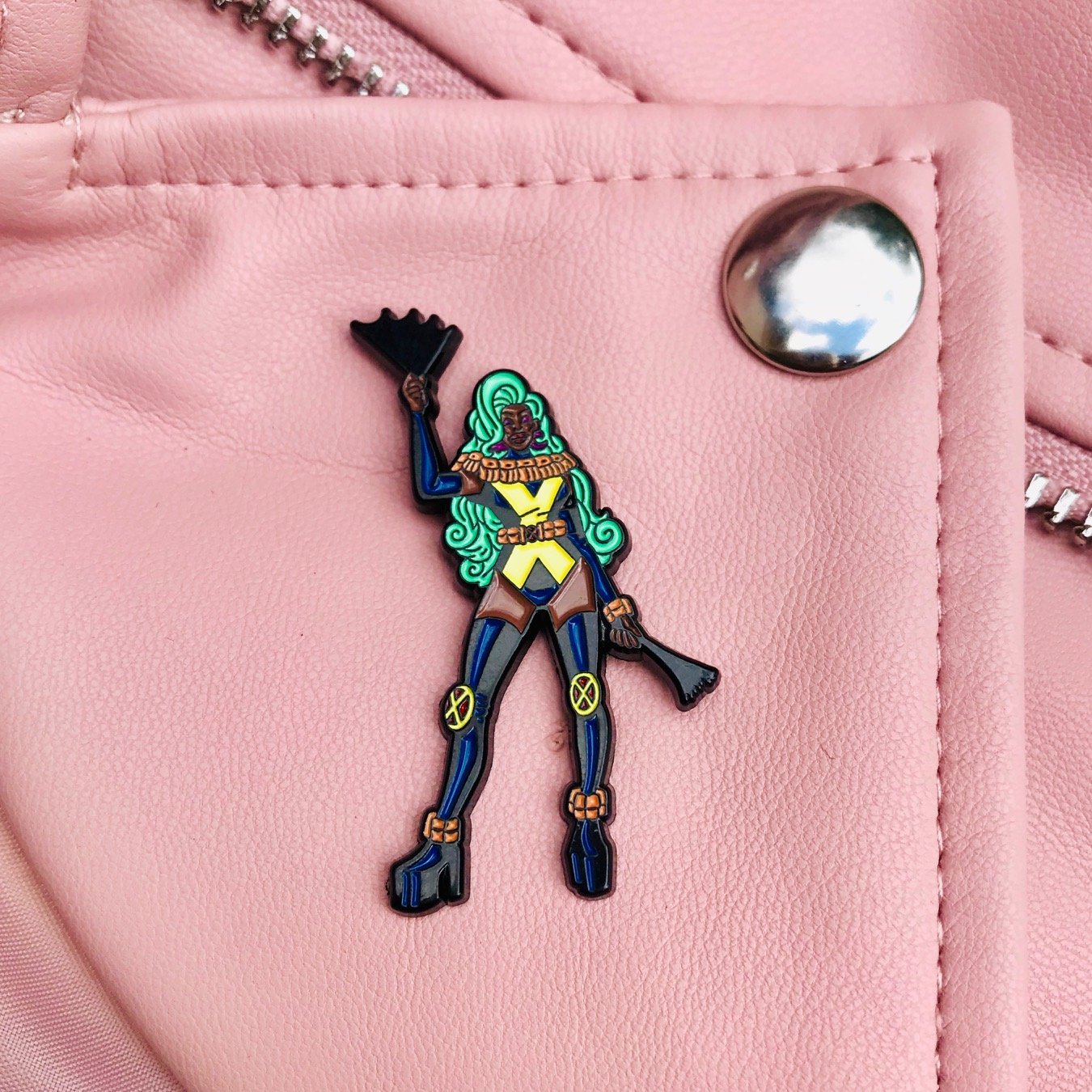 Image of ALL THAT GORGEOUSNESS enamel pin