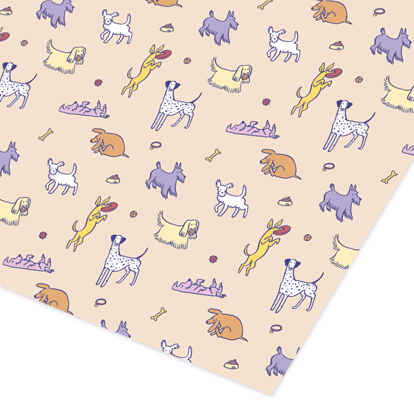 Image of DOGS WRAPPING PAPER