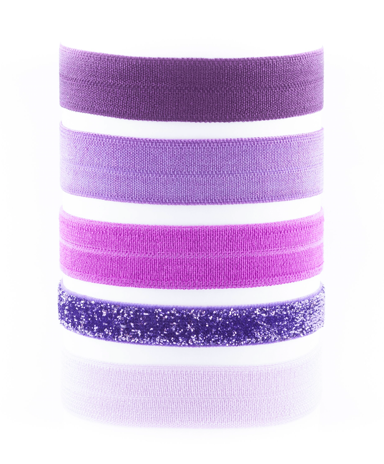 Image of CONSTANCE ROYAL PURPLE OMBRE HAIR TIES