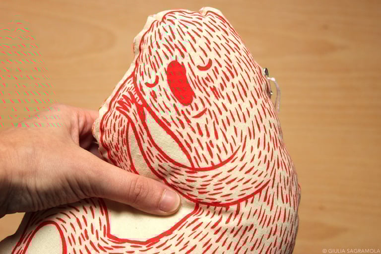 MONSTER PILLOW (Red or Black) Image 4