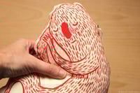 Image 4 of MONSTER PILLOW (Red or Black)
