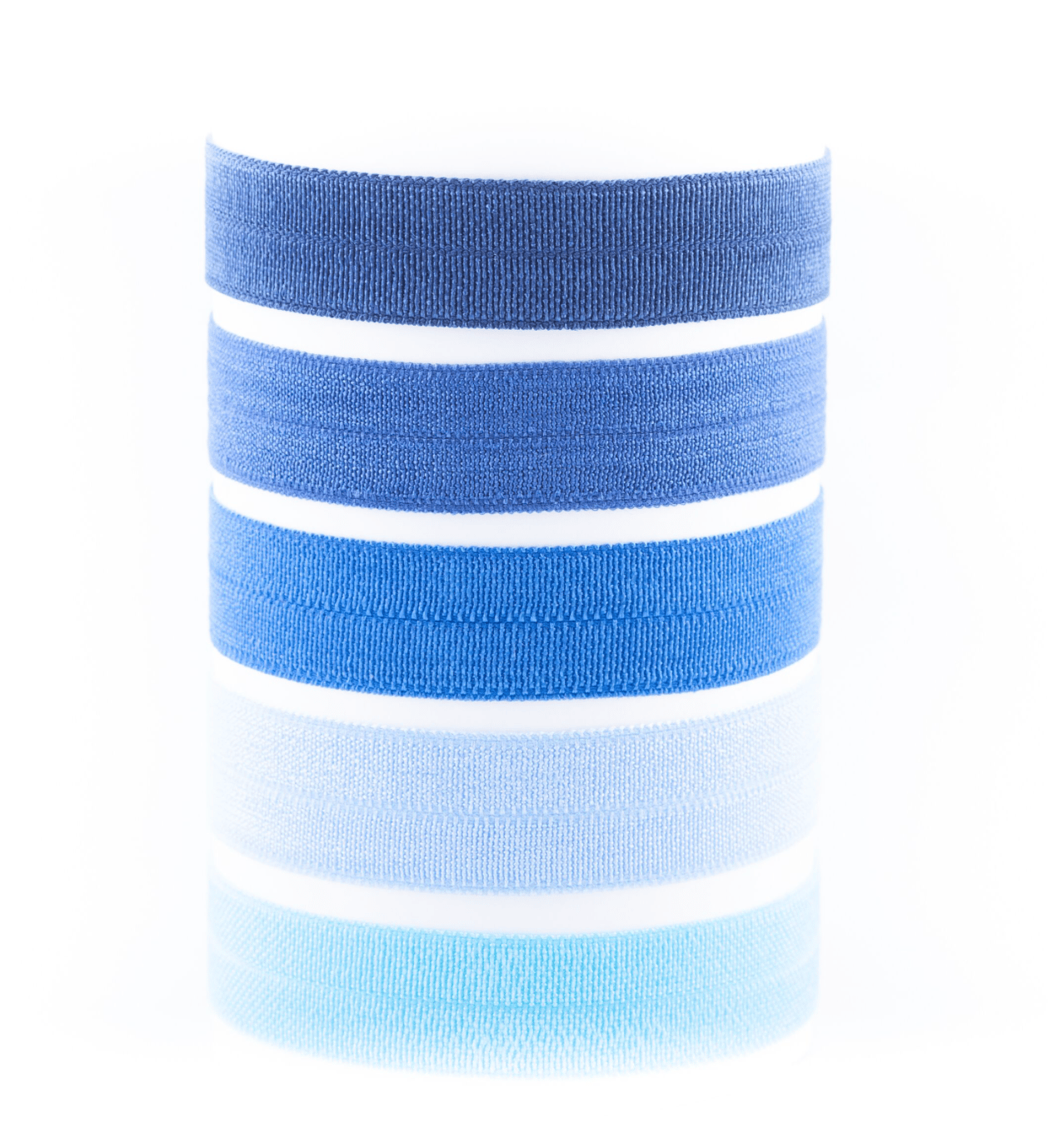 Image of CONSTANCE BLUE CALM OMBRE HAIR TIE PACK 