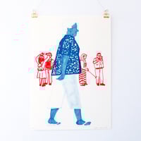 People Watching • Woman (Size A3)