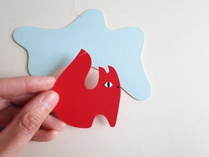 Image of Flash squirrel sky, paper mobile