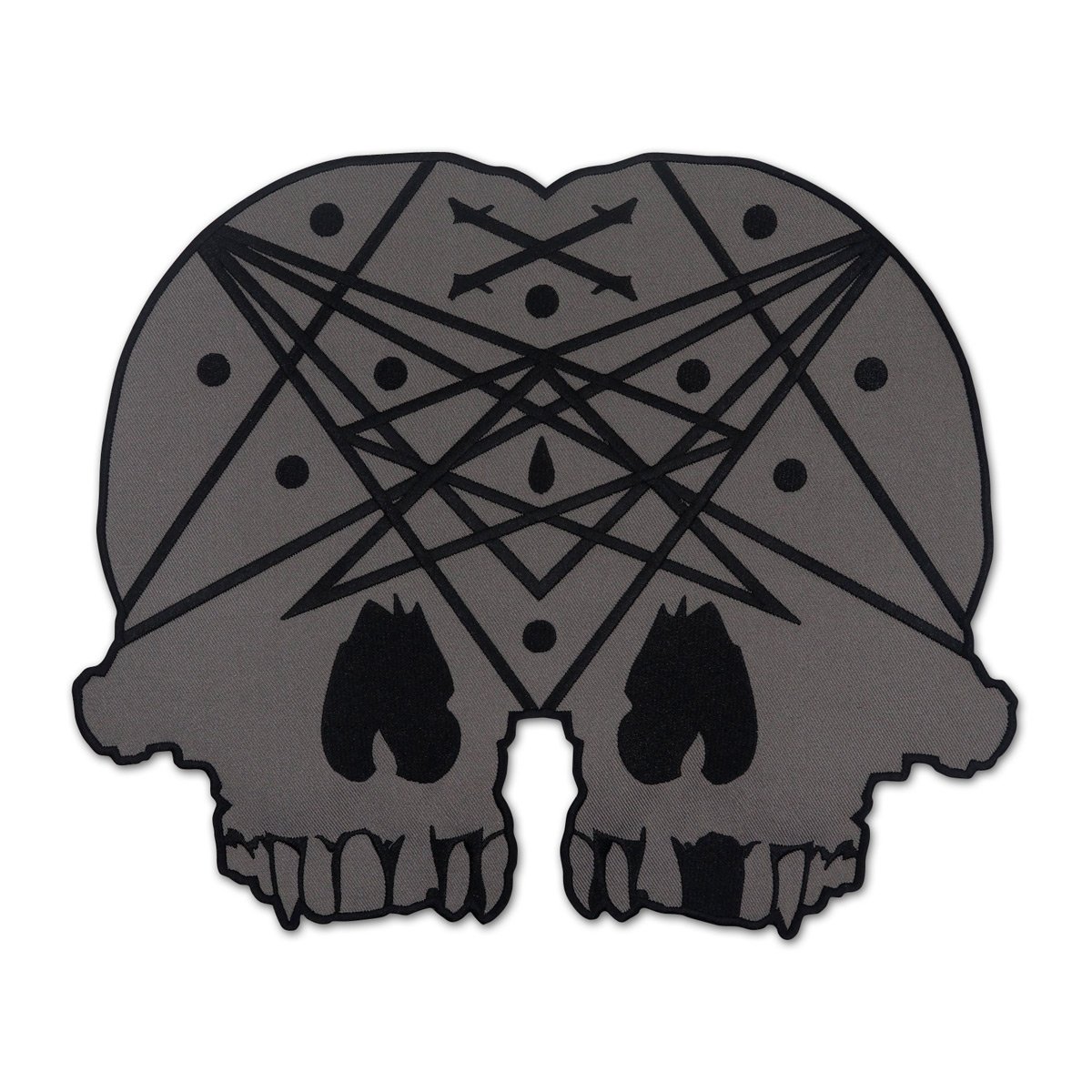 Image of Conjoined Skull Back Patch