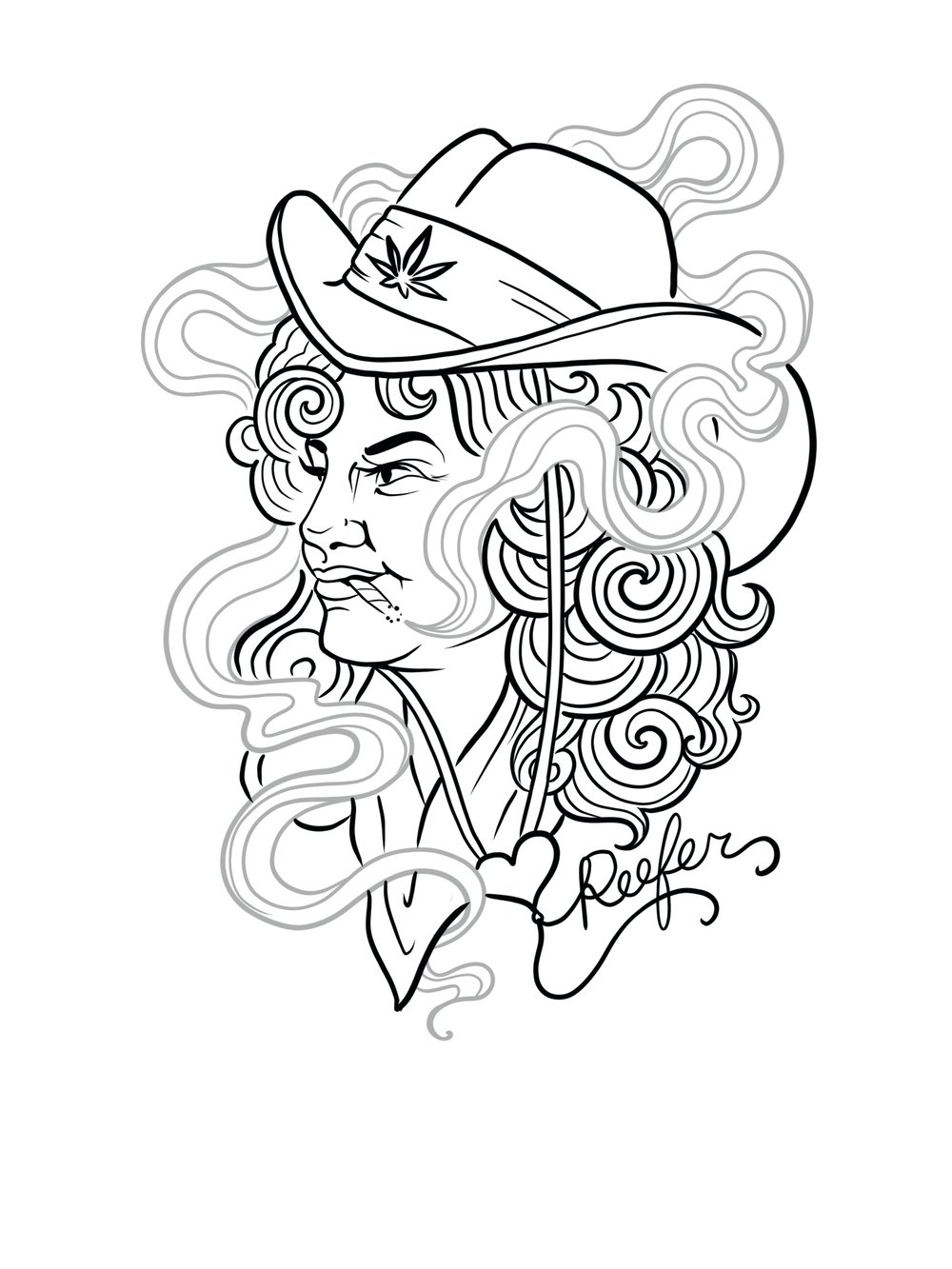 Reefer Cowgirl