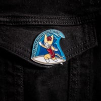 Image 1 of BOYS MUST RESPECT GIRLS MORE PIN : Cat Man X @lillianjoan