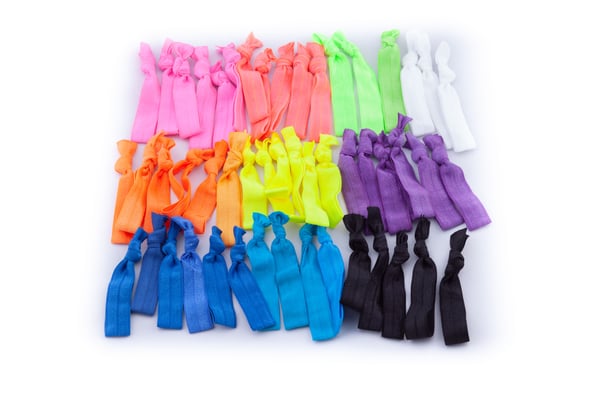 Image of CONSTANCE VIBRANT NEON MEGA HAIR TIE PACK