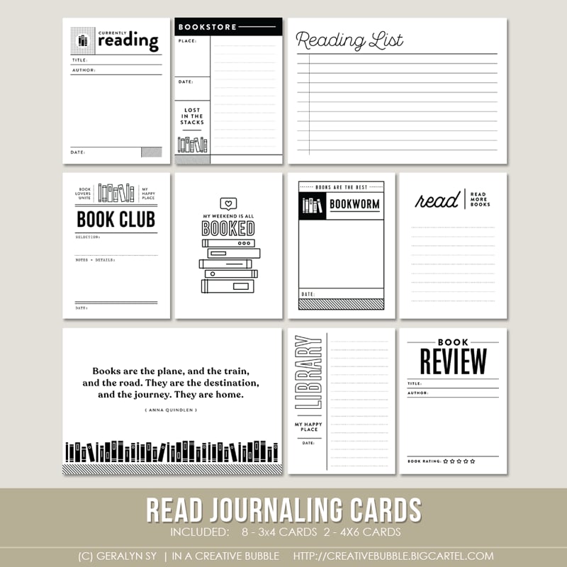 Image of Read Journaling Cards (Digital)
