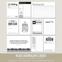 Image 1 of Read Journaling Cards (Digital)