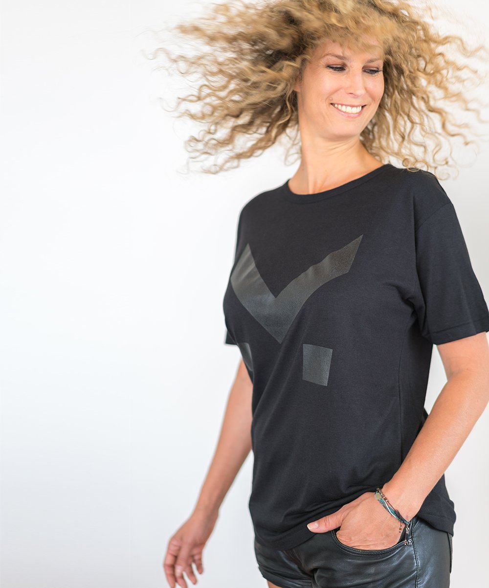 Image of M FOR MAD ABOUT -  T.SHIRT BLACK