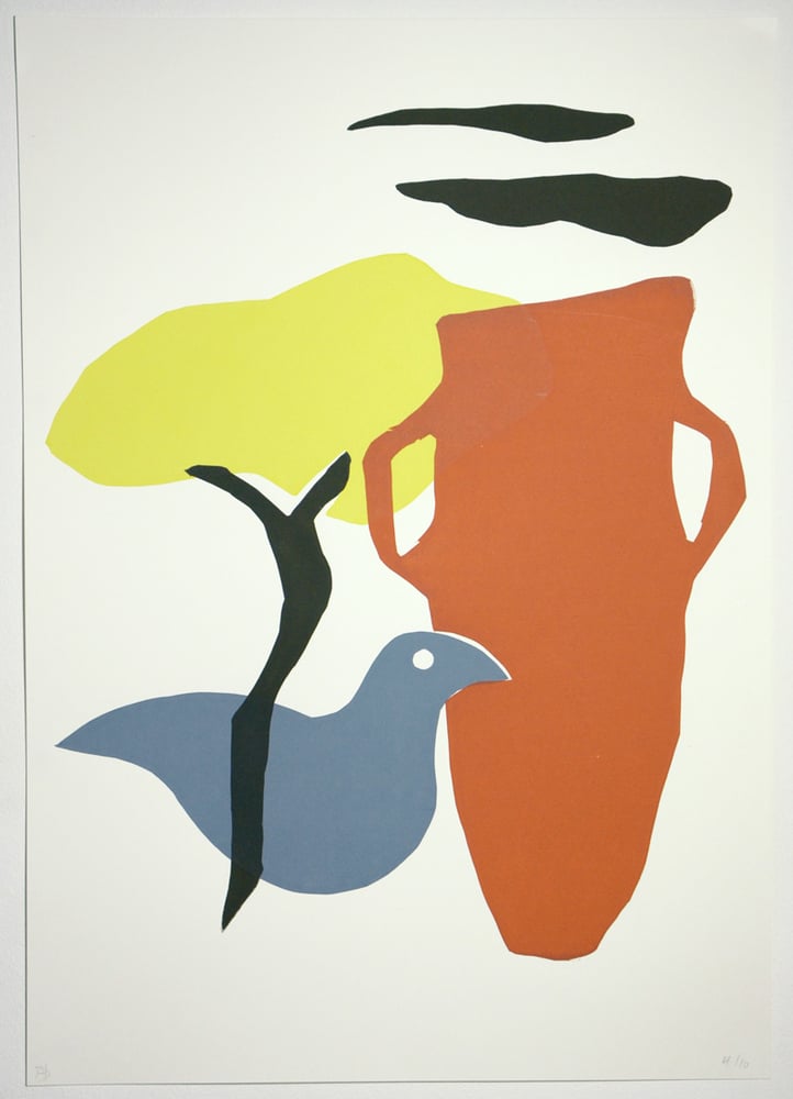 Image of SICILY SERIES - BIRD & AMPHORA