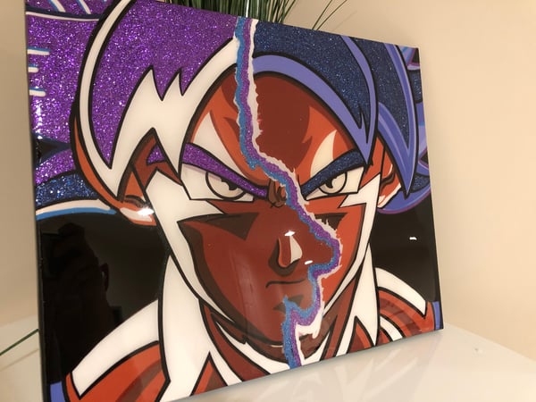 Image of Ultra instinct Goku 16x20 Canvas print