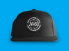 Snap Back Hat - Black