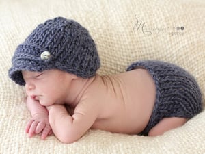 Image of Tushie Wrap and Brim Hat Set