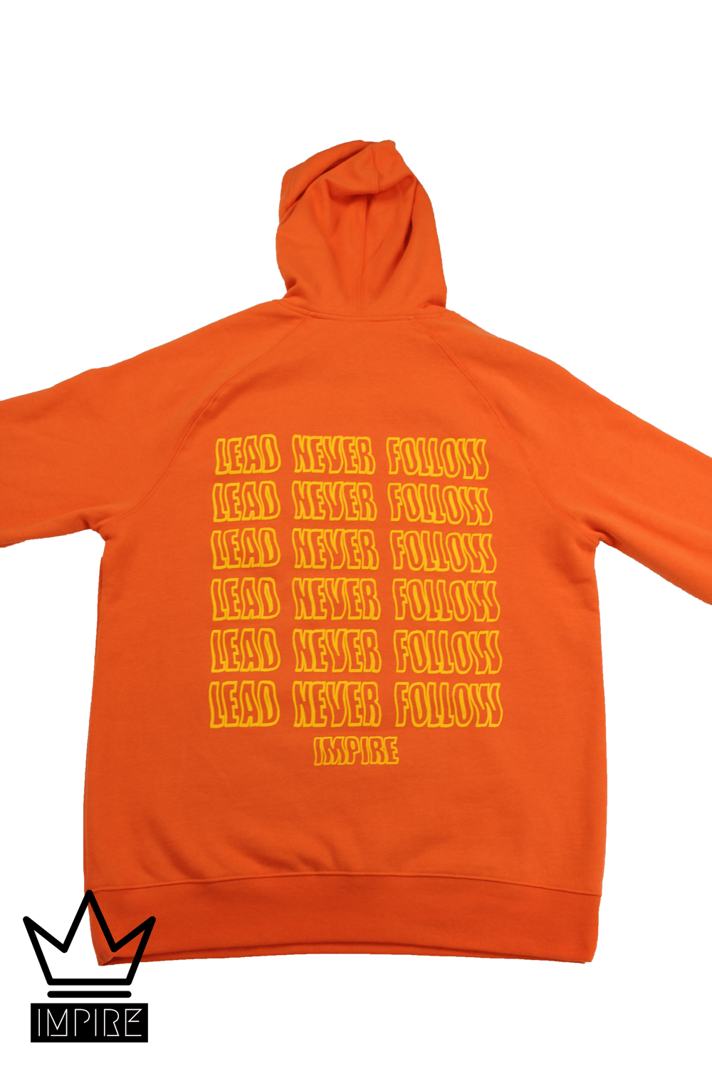 Image of SMILEY HOODIE (ORANGE/GOLD)