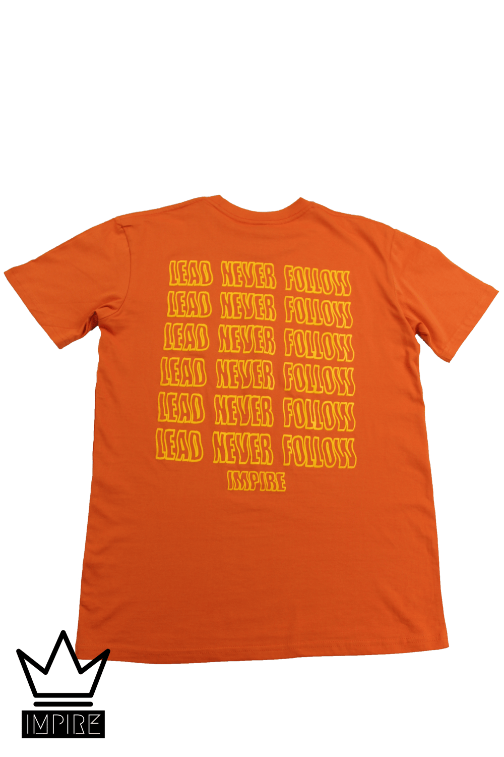 Image of SMILEY T-SHIRT (ORANGE/GOLD)