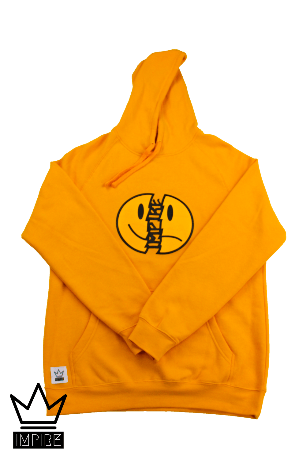 Image of SMILEY HOODIE (GOLD/ORANGE)