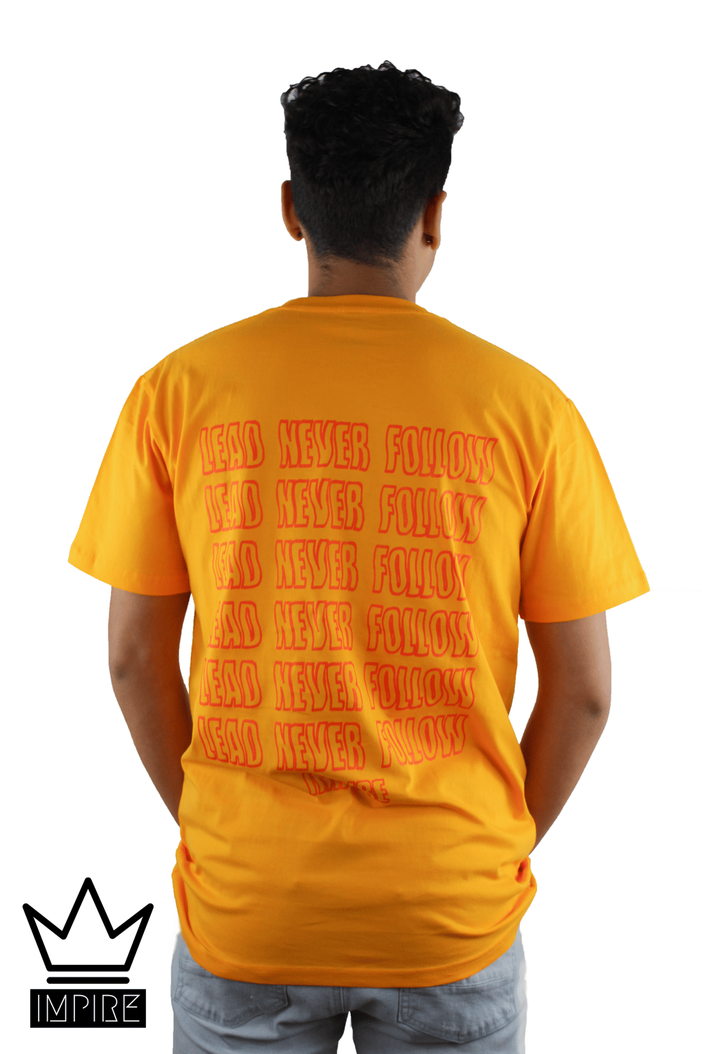 Image of SMILEY T-SHIRT (GOLD/ORANGE)