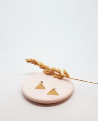 Image 1 of  Simplistic Triangle Studs