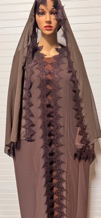 Image 18 of  Lace 2 Piece Abaya 