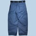 Image of BLUE EXTRA-BAGGY TECHNICAL LIZARD PANT