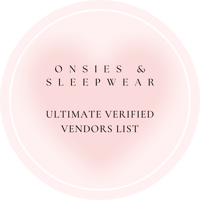 Image 1 of Onsies/Sleepwear Vendors List!