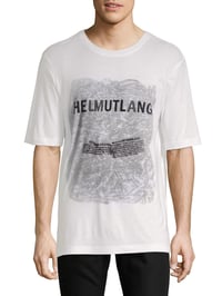 Helmut Lang Elongated Boxy Graphic Tee