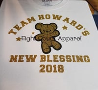 Image 3 of Custom One-Color Glitter Shirt