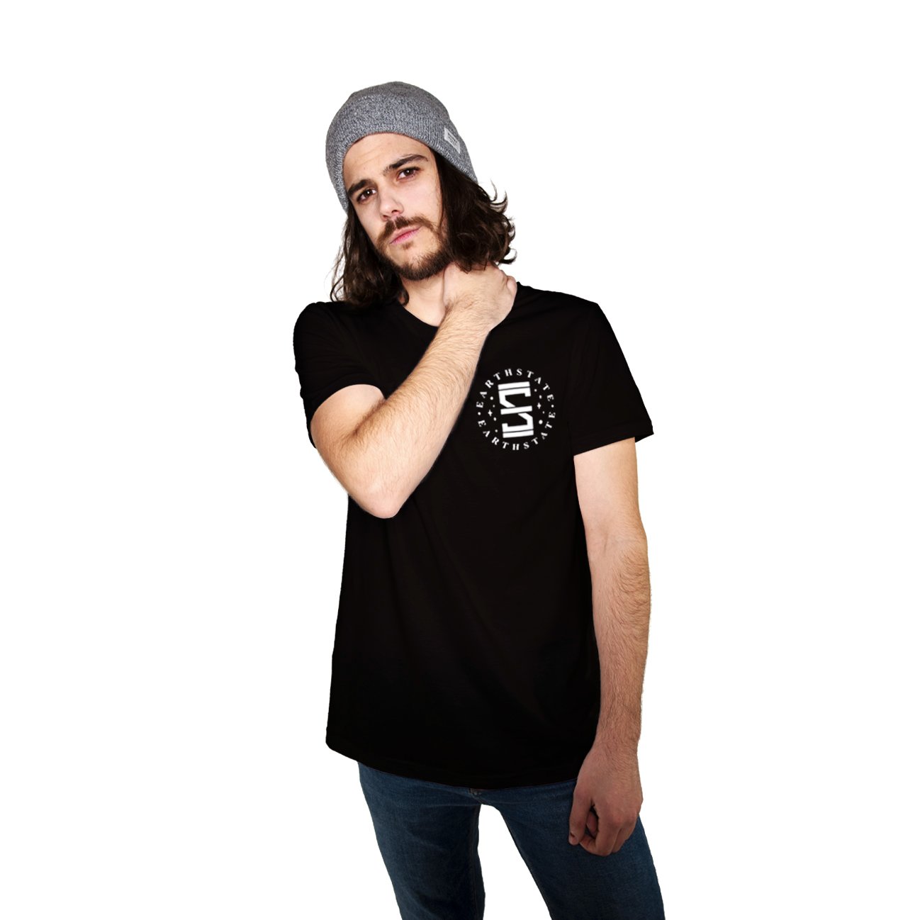 Image of HOURGLASS TSHIRT (UNISEX) BLACK/NOIR