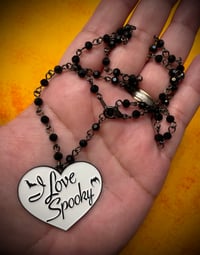 Image 2 of I Love Spooky Necklace