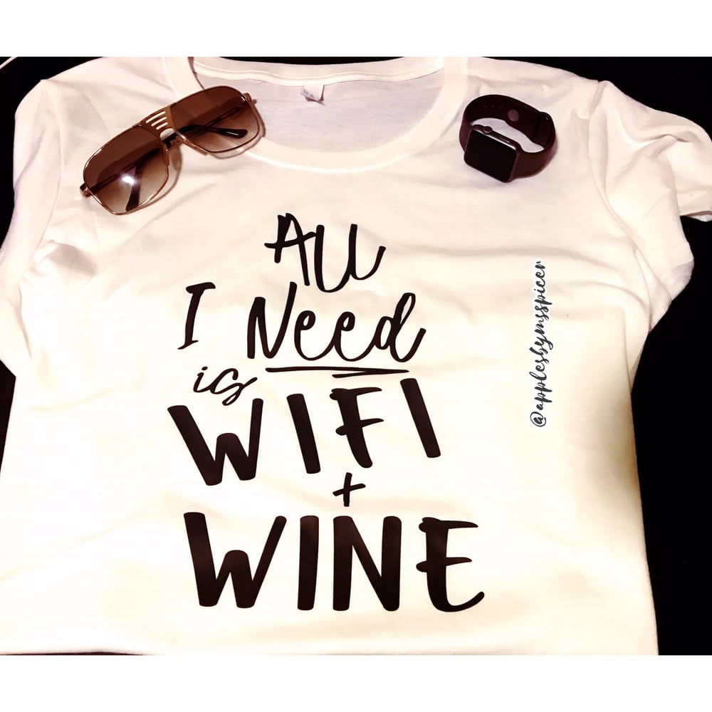Image of Wifi & Wine Tee