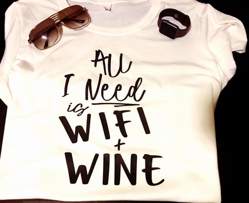 Image of Wifi & Wine Tee