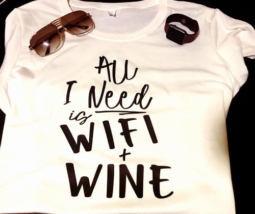 Image of Wifi & Wine Tee