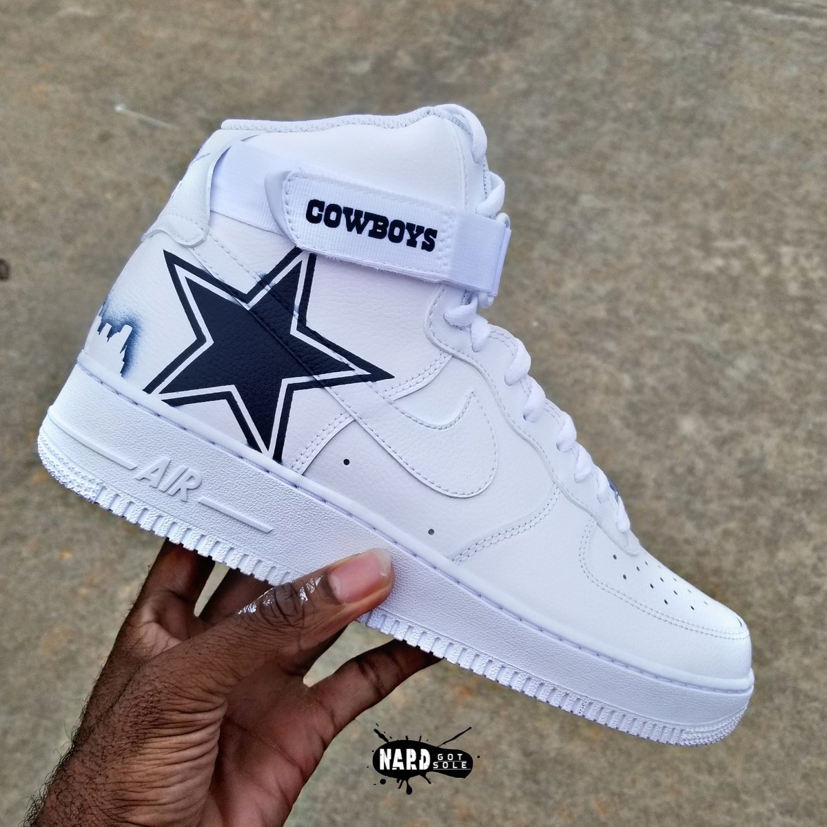Dallas cowboys nike air force ones Clearance