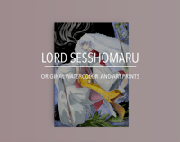 Inuyasha ' Lord Sesshomaru ' Original Painting