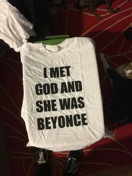 Image of beyoncé tee - white