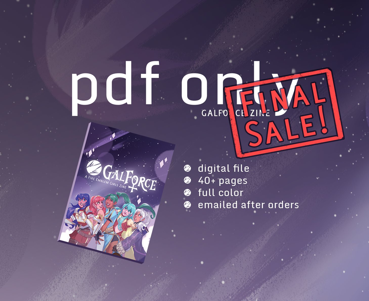 Image of GALFORCE ZINE / PDF Only