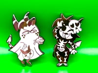Image 2 of Helluva Boss Spooky Doodle Pins