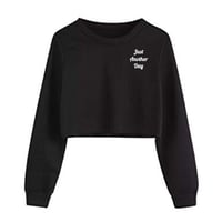 Image 1 of Just Another Day Cropped Crewneck 