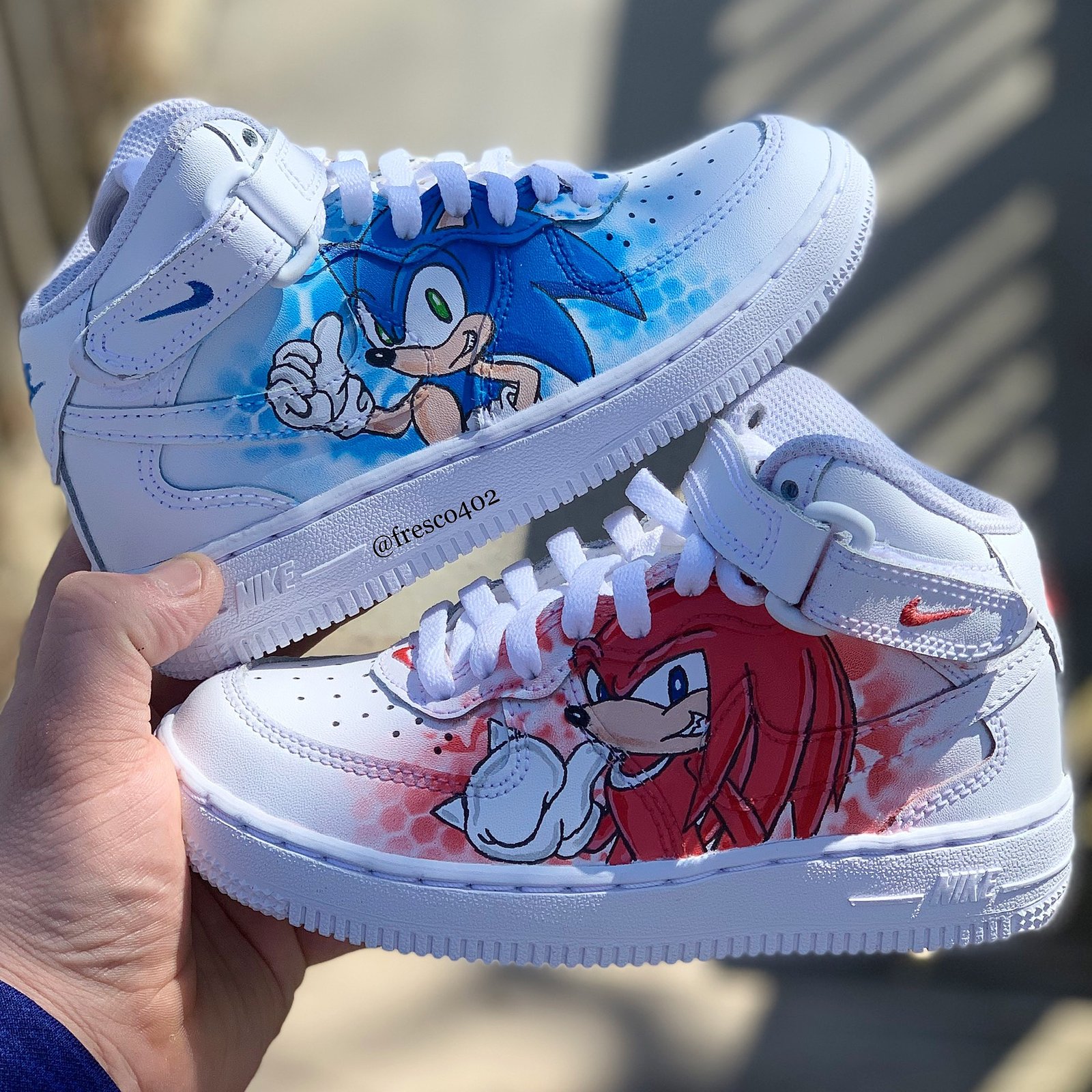 custom sonic air force 1