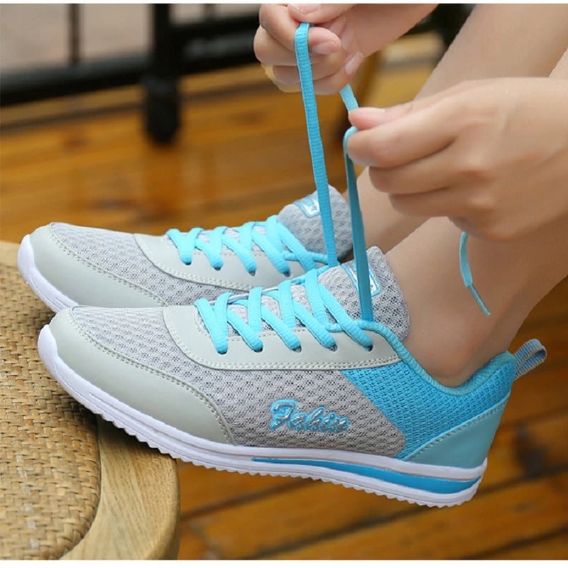 Image of Cheap 2019 Casual Shoes Woman White Women Sneaker Breathable Mesh Female