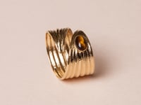 BAGUE FEUILLE D'EAU