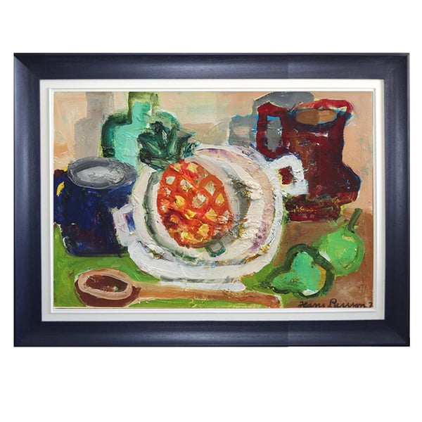Image of 1971 Still Life, 'Pineapple,' Hans Larsson WAS £795.00