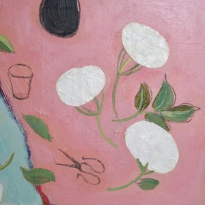 Image of Contemporary Painting, 'Elderflowers,' Poppy Ellis
