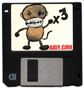 Image of 3 Monkeys - Ltd Edition 3.5" Floppy Single