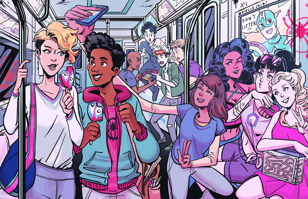 Image of Super Teens Subway Print