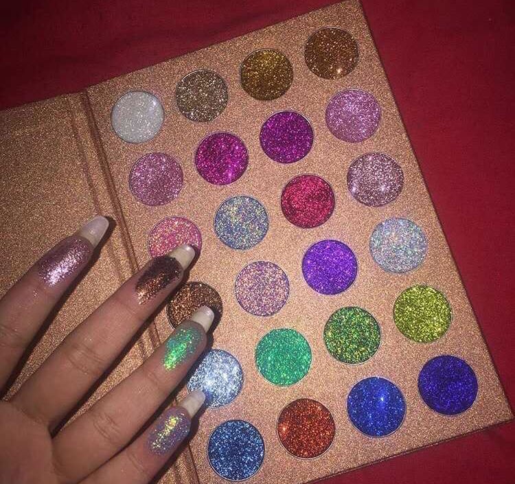 Rose Gold Diamond Glitter Palette 