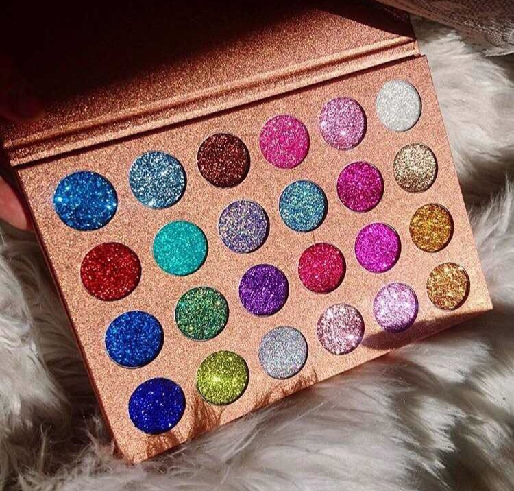 Rose Gold Diamond Glitter Palette 