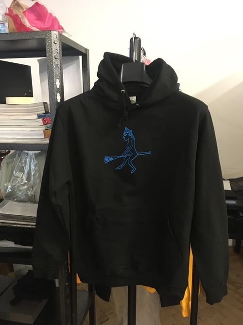 Image of Embroidered Goddess Hooded Sweatshirt